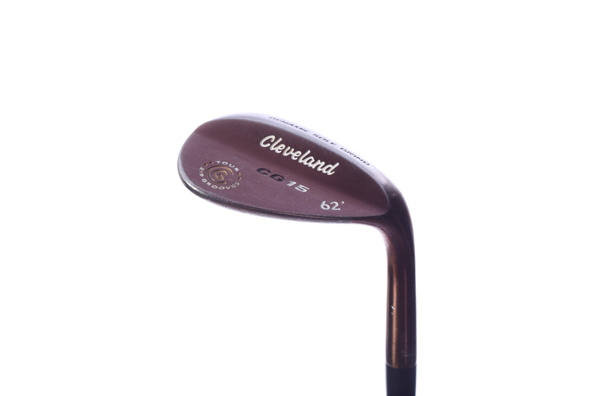Used Cleveland CG15 Tour Zip Oil Quench DSG Lob Wedge - Right-Handed - 62 Degrees - Wedge Flex