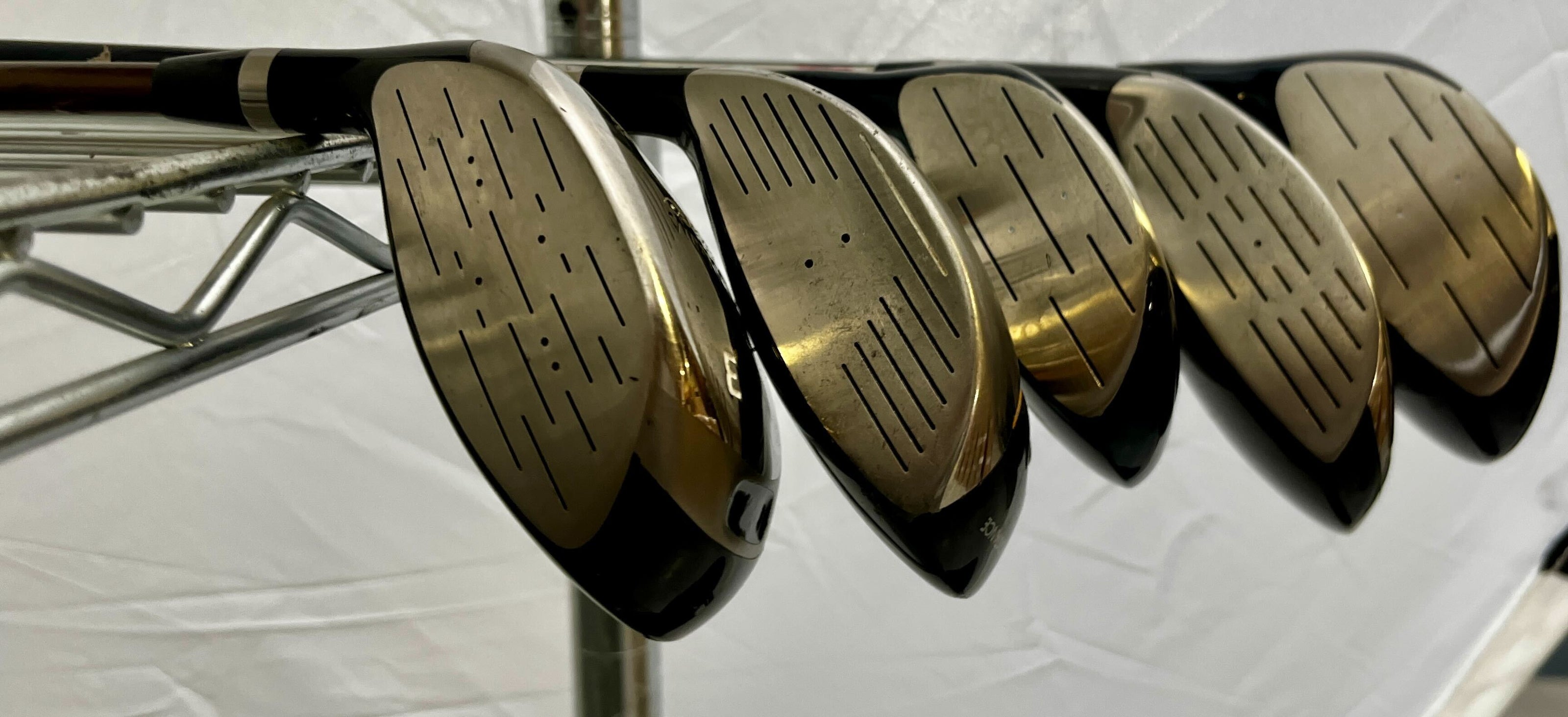Wholesale Lot of 40 Golf Clubs - Assorted Fairway Woods & Drivers-Next Round