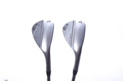 Used TaylorMade Milled Grind Hi-Toe 3 Wedge Set - Right-Handed - 56*, 60* - Wedge Flex-Next Round