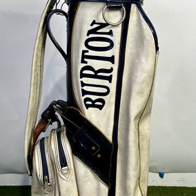 Burton Golf Bag - 3 Dividers 4 Pockets- Blue and White-Next Round