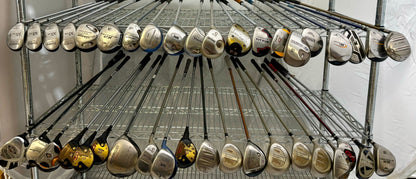 Wholesale Lot of 40 Golf Clubs - Assorted Woods and Drivers - Left/Right-Handed-Next Round