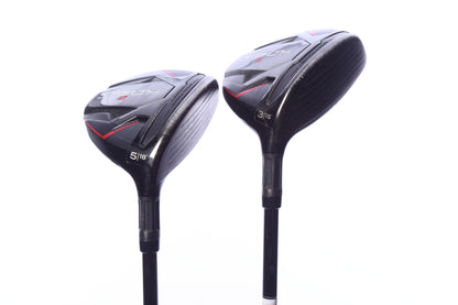Used TaylorMade STEALTH 2 Wood Set - Right-Handed - 3W, 5W - Stiff Flex