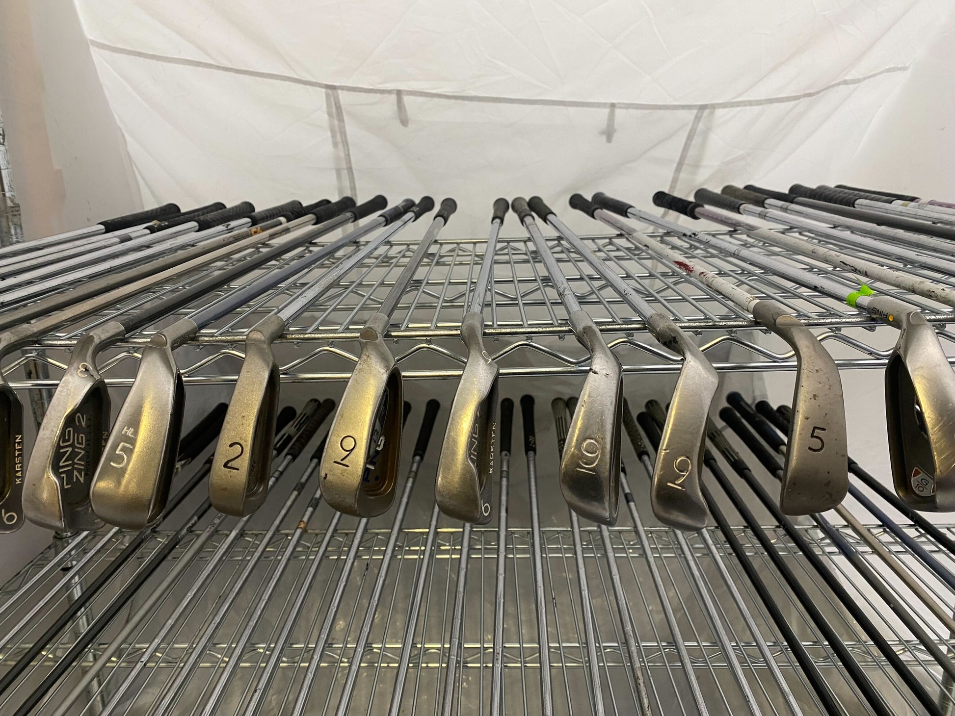 Wholesale Lot of 50 Golf Clubs - Assorted Ping Single Irons-Next Round