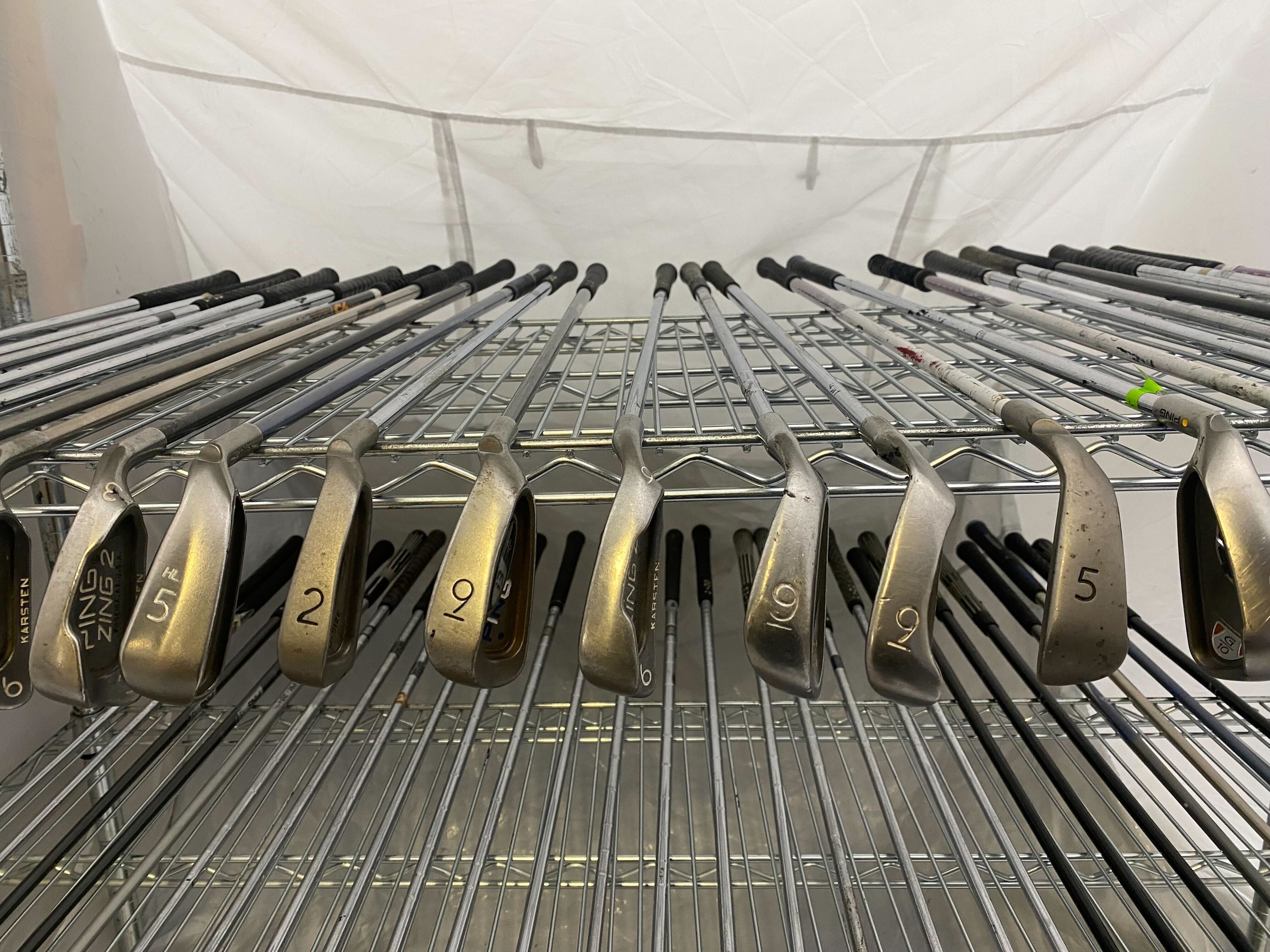 Wholesale Lot of 50 Golf Clubs - Assorted Ping Single Irons-Next Round