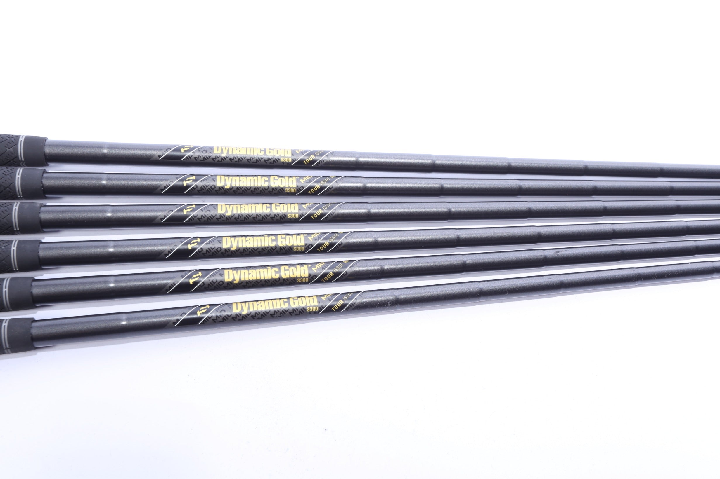 Used True Temper Dynamic Gold S300 Stiff Steel Iron Shaft Set Standard