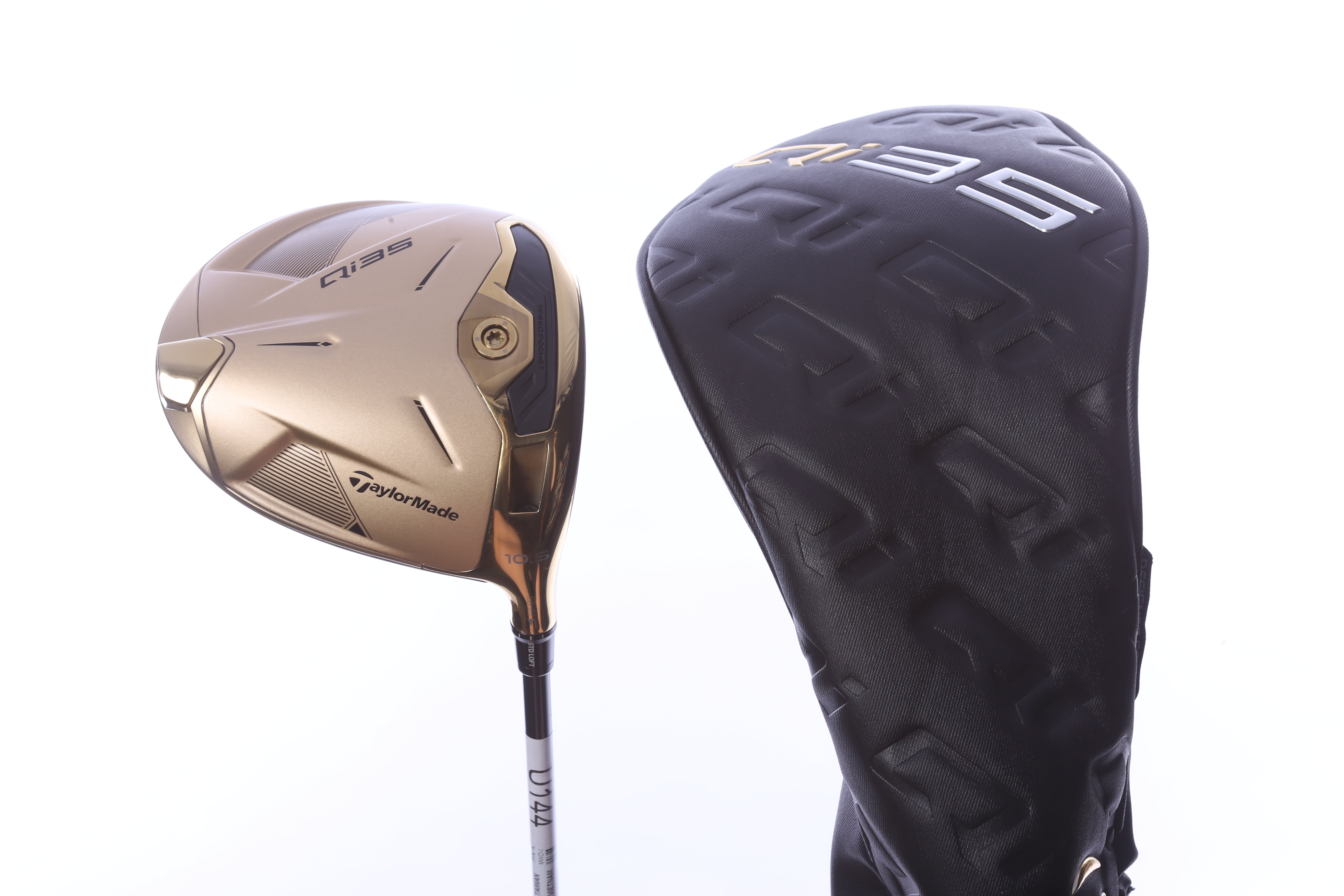 Used TaylorMade Qi35 Max Designer Gold Driver - 10.5 Degrees - Stiff Flex Mitsubishi Diamana T+ - Right-Handed-Next Round