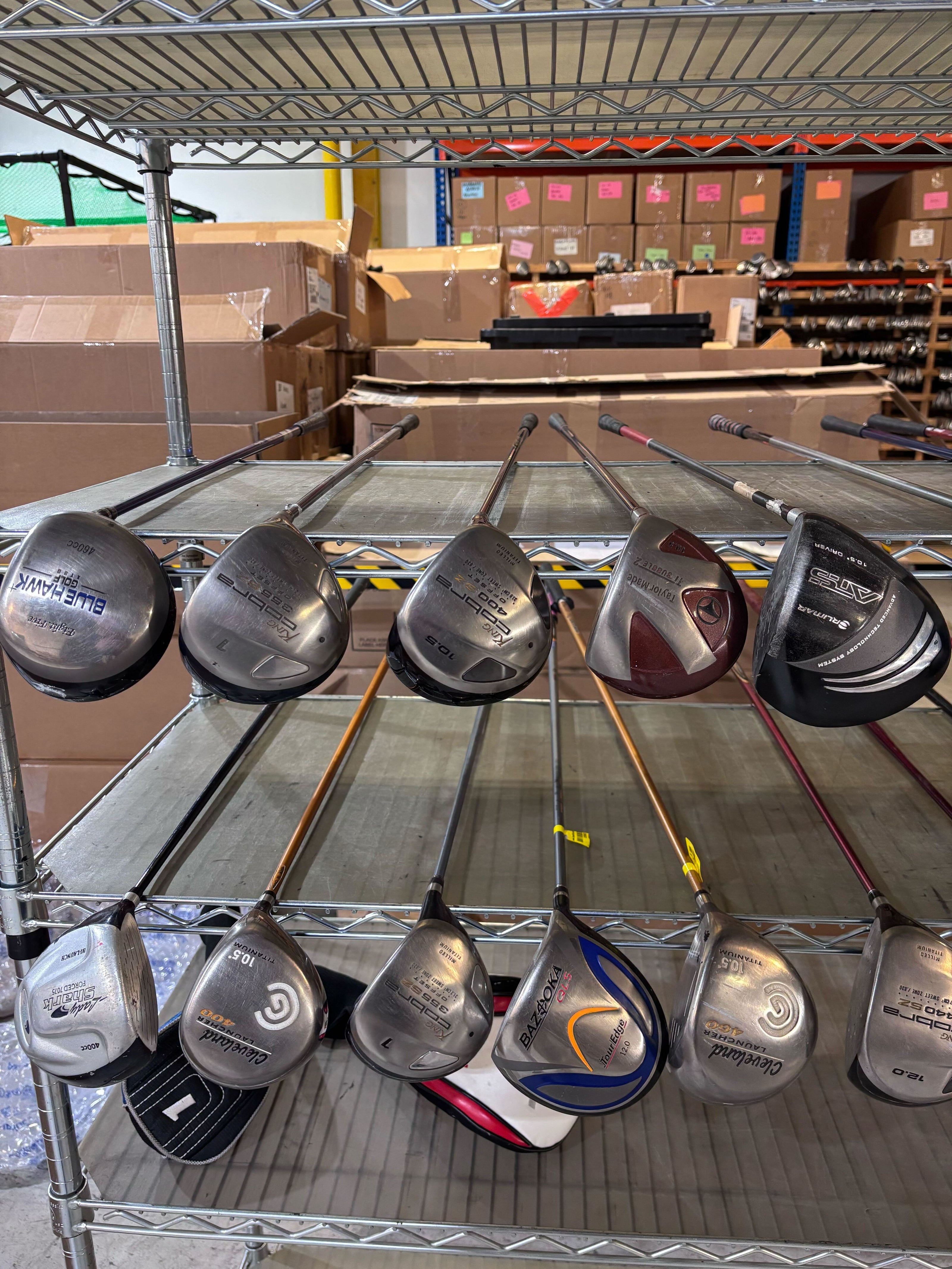 Wholesale Lot 20 Golf Clubs - Assorted Drivers-Next Round