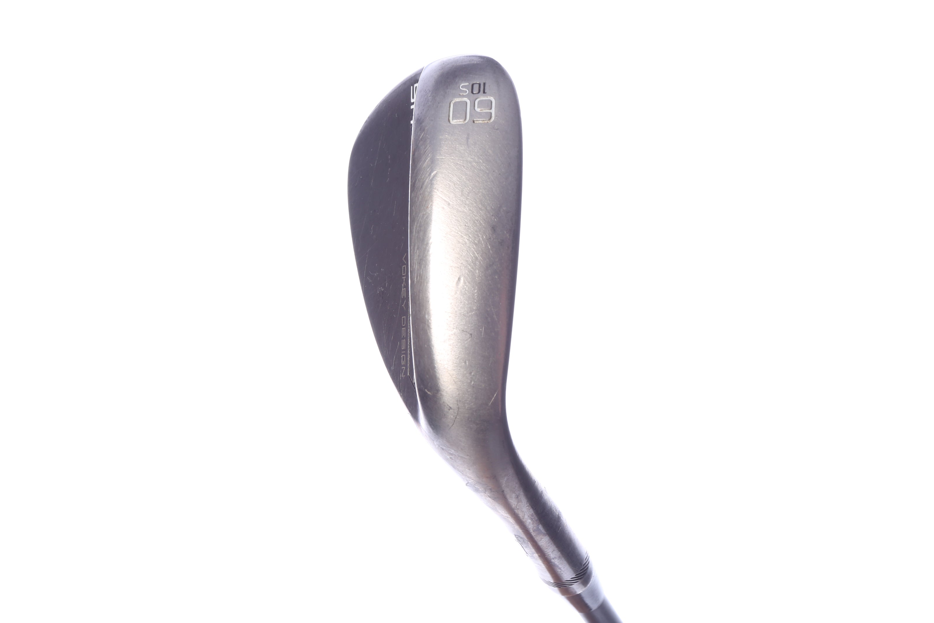 Used Titleist Vokey SM9 Brushed Steel Lob Wedge - Right-Handed - 60 Degrees - Regular Flex-Next Round