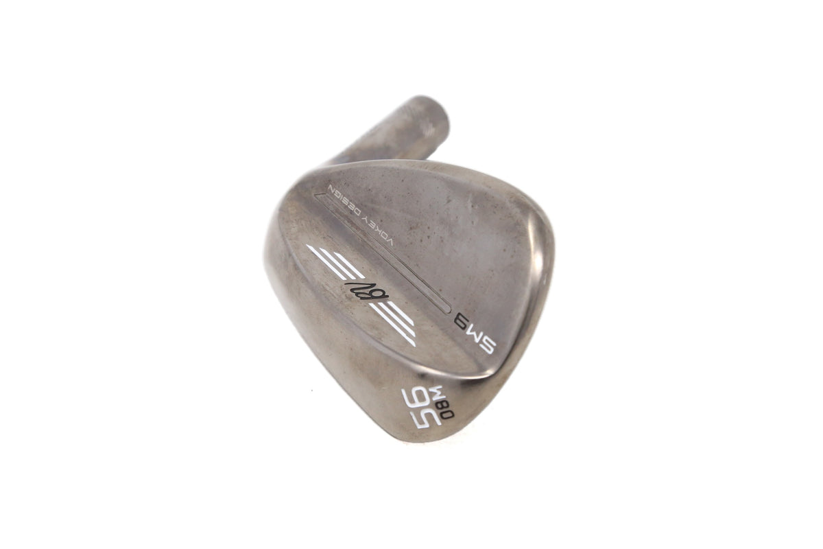 Used Titleist Vokey SM9 Brushed Steel Sand Wedge - HEAD ONLY - Right-Handed - 56*