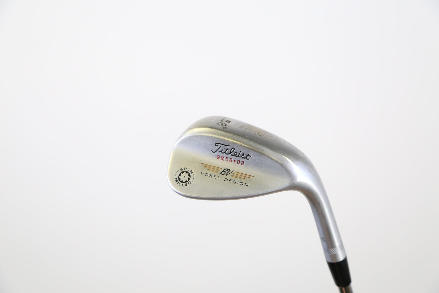 Used Titleist Vokey Spin Milled Chrome C-C Lob Wedge - Right-Handed - 58 Degrees - Stiff Flex