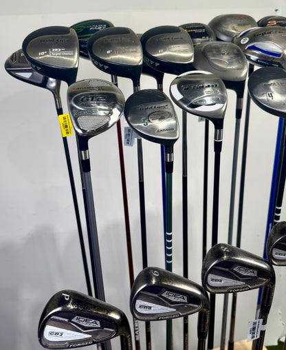Wholesale Lot of 24 Adams Drivers, Fairway Woods, Hybrids, And Single Irons.-Next Round