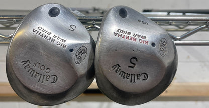 Wholesale Lot of 20 Golf Clubs - Callaway Big Bertha War Bird Fairway Woods-Next Round