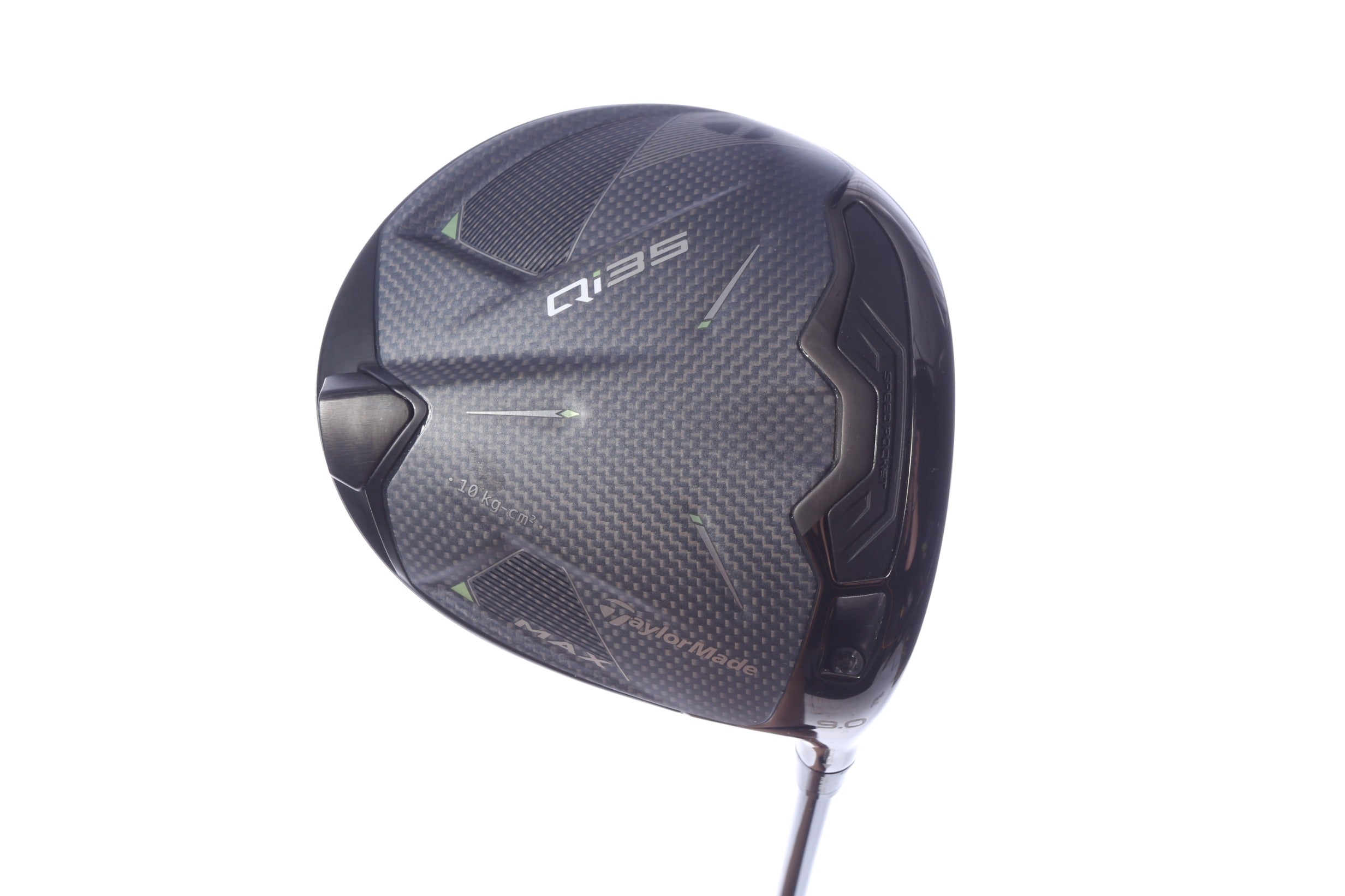 Used TaylorMade Qi35 MAX Driver - 9 Degrees - Stiff Flex Project X HZRDUS RDX Smoke - Right-Handed