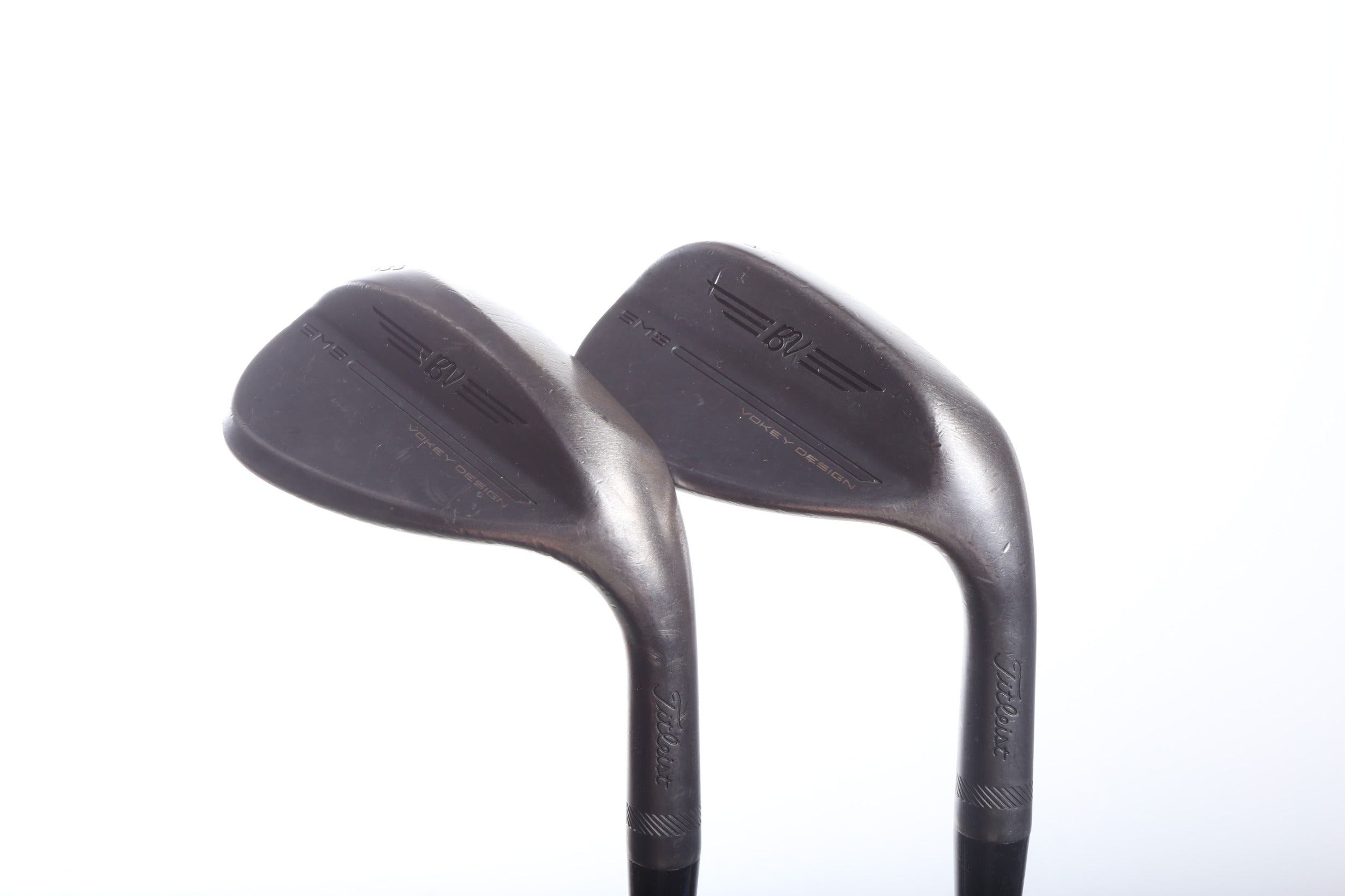 Used Titleist Vokey SM9 Jet Black Right-Handed Wedge Set