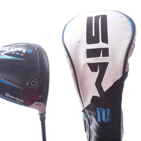 Used TaylorMade SIM2 MAX Driver - 9 Degrees - Stiff Flex Fujikura XLR8 Pro - Right-Handed-Next Round