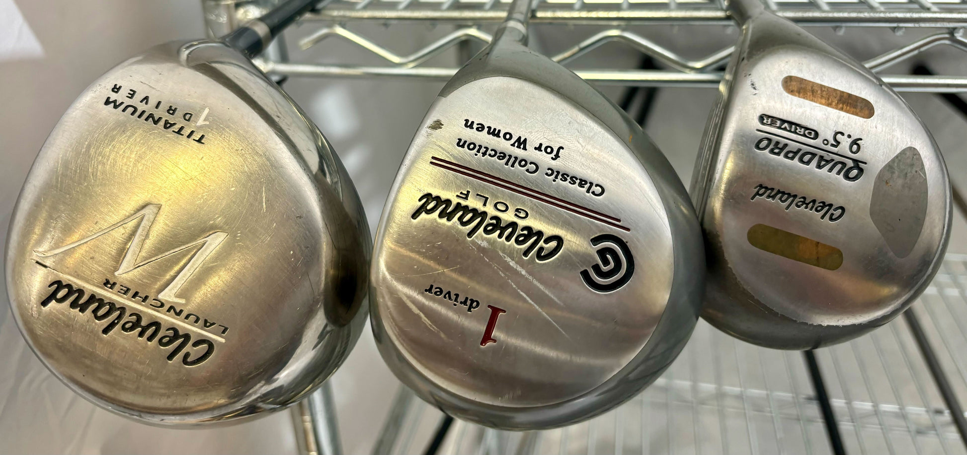 Wholesale Lot of 30 Golf Clubs - Cleveland Drivers - Launcers, Quadpro and Vas-Next Round