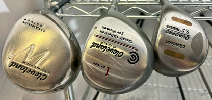 Wholesale Lot of 30 Golf Clubs - Cleveland Drivers - Launcers, Quadpro and Vas-Next Round