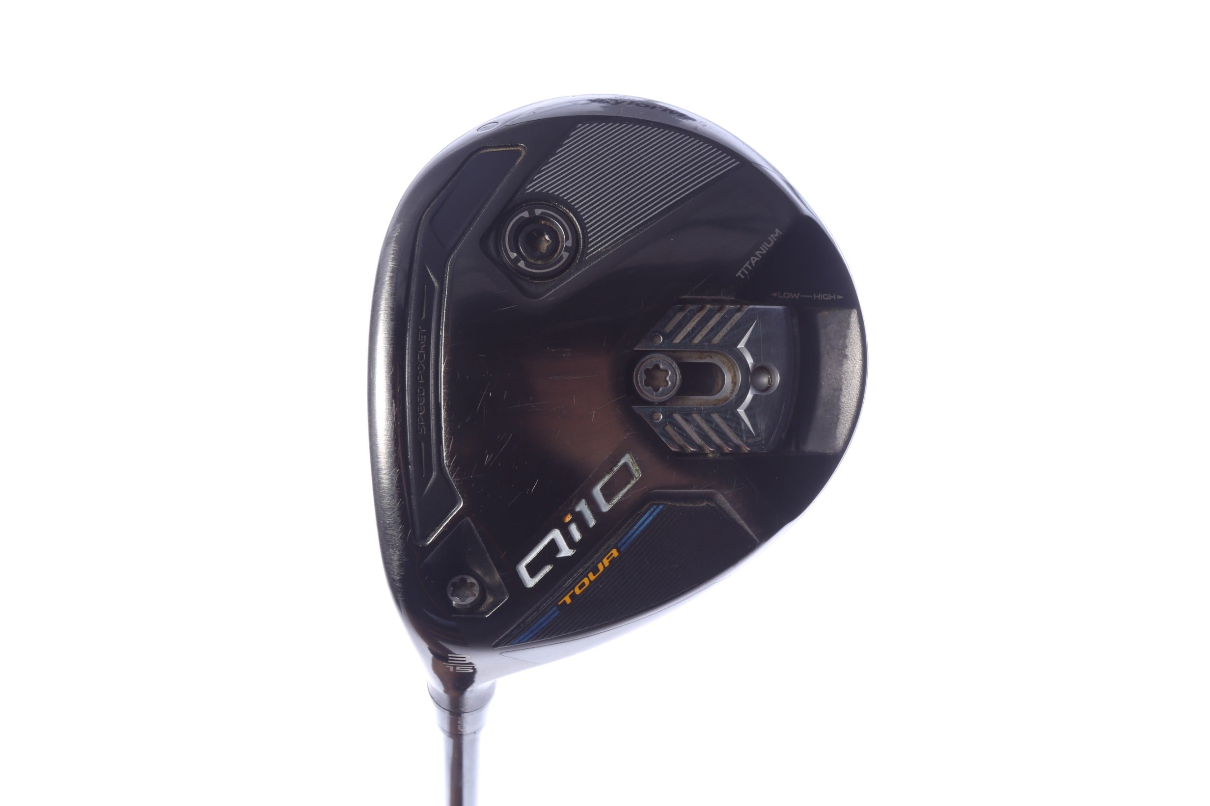 Used TaylorMade Qi10 Tour 3-Wood - Left-Handed - 15 Degrees - Stiff Flex-Next Round
