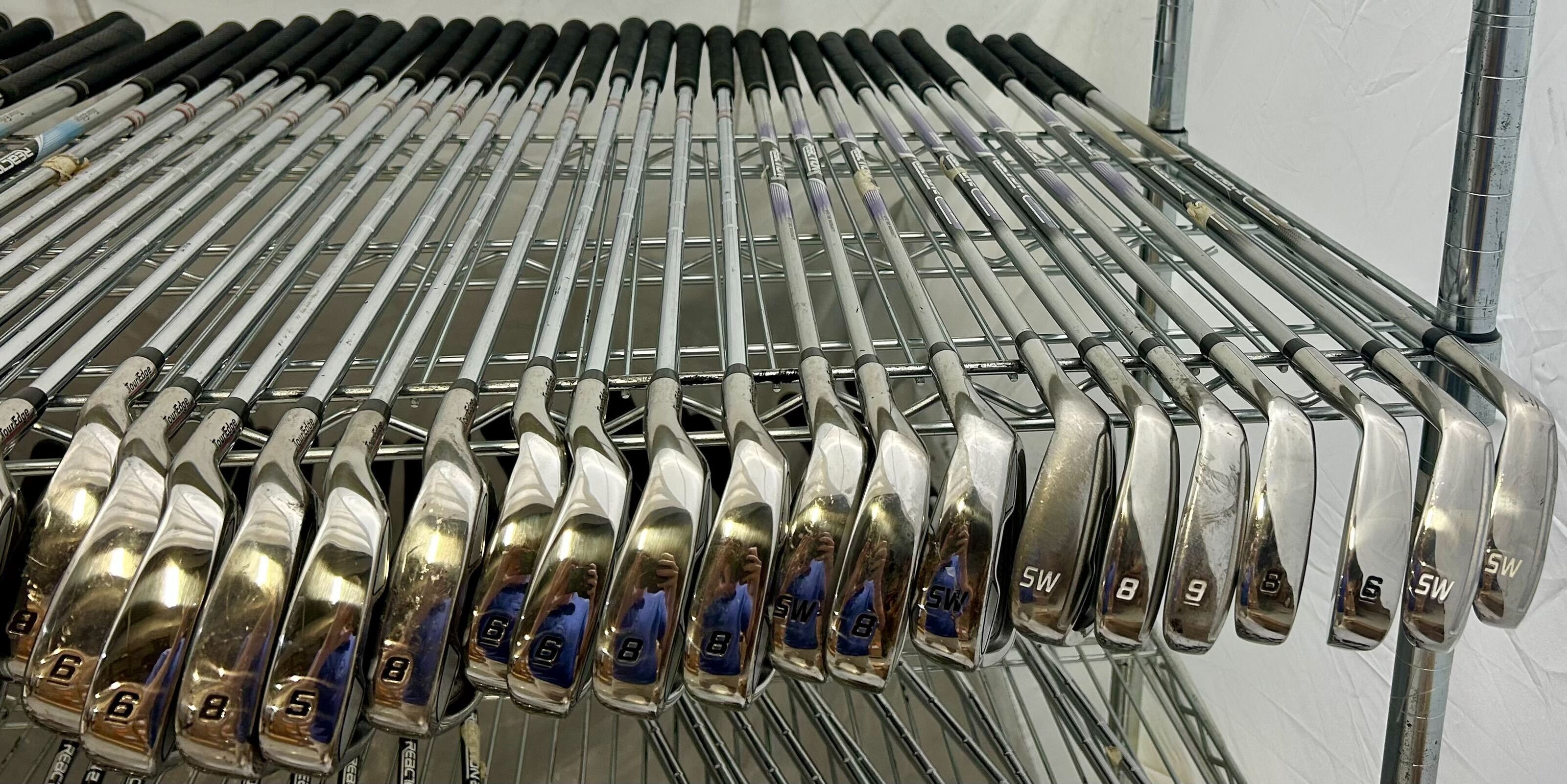 Wholesale Lot of 40 Golf Clubs - All Right Handed - Tour Edge Irons and Wedges-Next Round