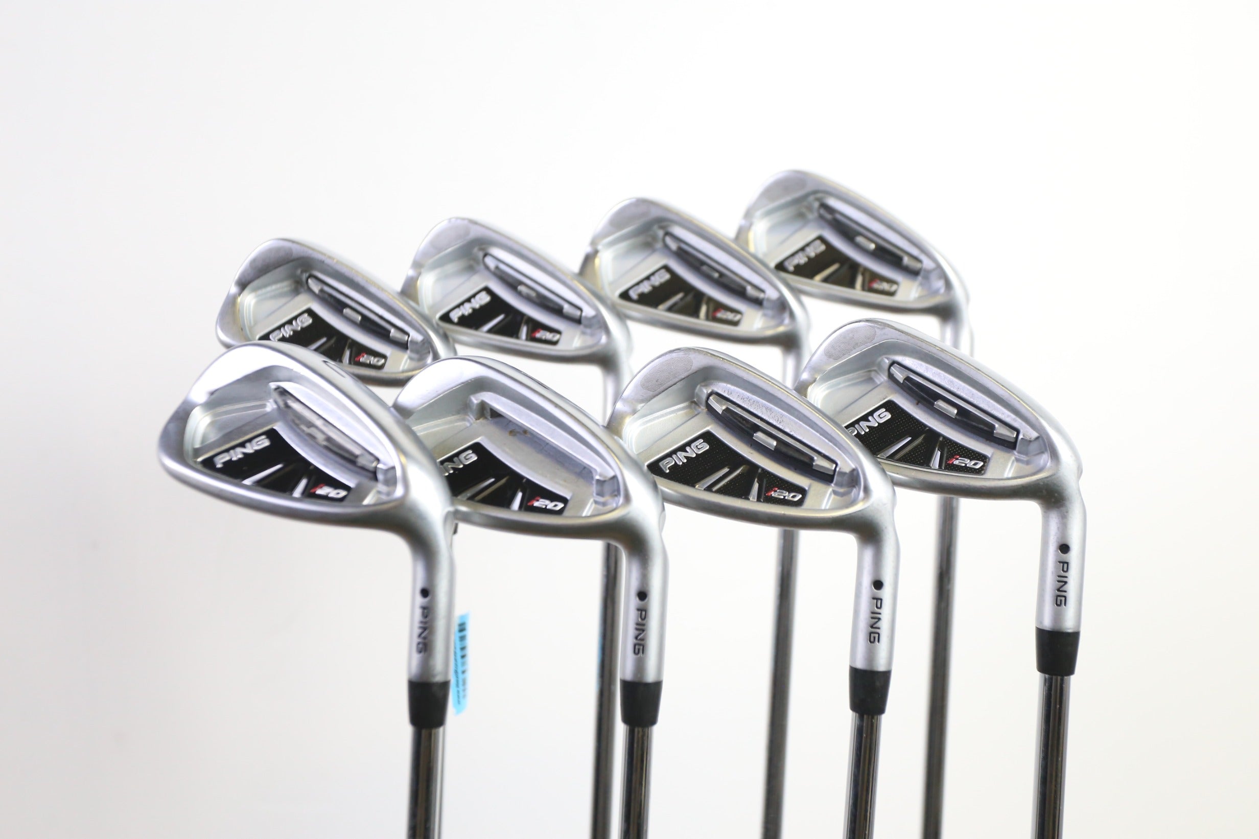 Used Ping i20 Iron Set - Right-Handed - 4-PW - Stiff Flex- Black Dot