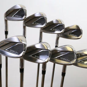 Used TaylorMade STEALTH Iron Set - Left-Handed - 5-SW - Stiff Flex