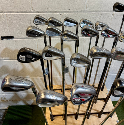 Wholesale Lot of 45 Golf Clubs - Adams Single Irons-Next Round