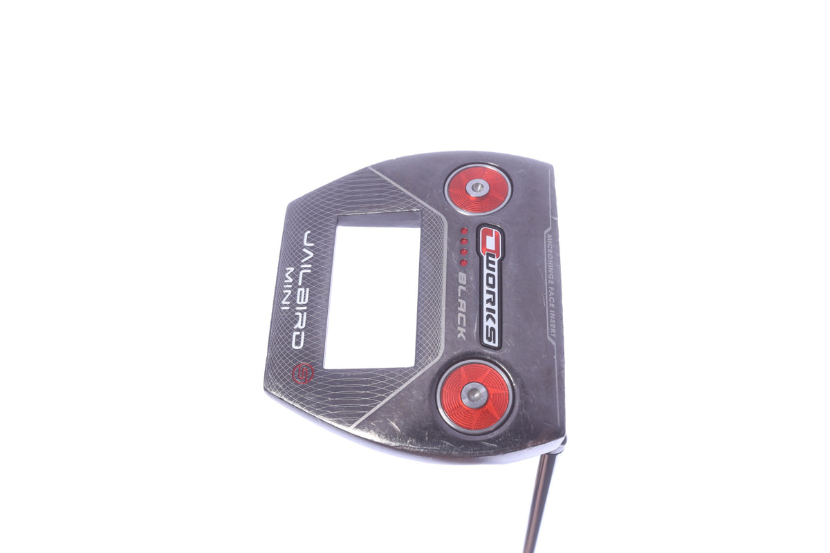 Used Odyssey O-Works Red Jailbird Mini S Putter - Right-Handed - 36 in - Mallet-Next Round