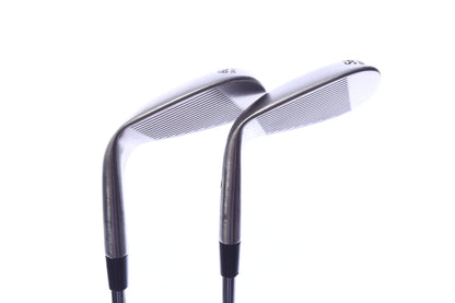 Used TaylorMade Milled Grind Chrome Wedge Set - Right-Handed - 56*, 60* - Wedge Flex