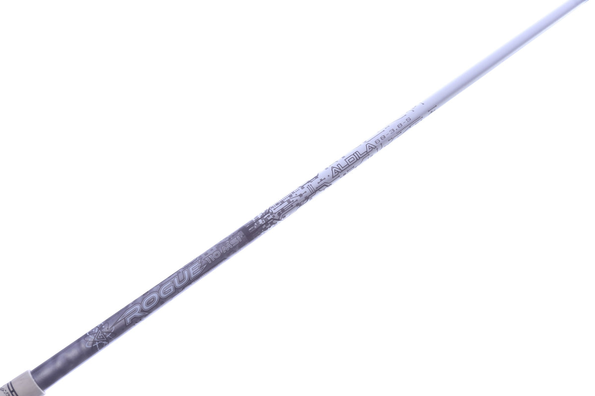 Used Aldila Rogue Silver 110 M.S.I. Driver Shaft Stiff Flex Graphite - 44.5 in - Callaway Opti-Fit Adapter