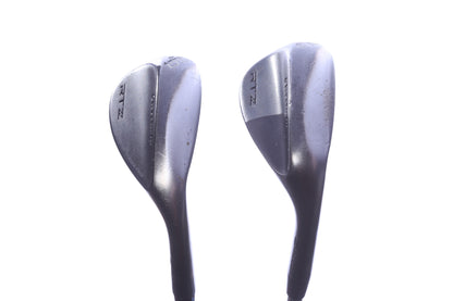 Used Cleveland RTZ Black Satin Wedge Set - Right-Handed - 56*, 60* - Regular Flex-Next Round