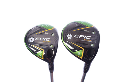 Used Callaway Epic Flash Wood Set - Right-Handed - 3W, 5W - Stiff Flex
