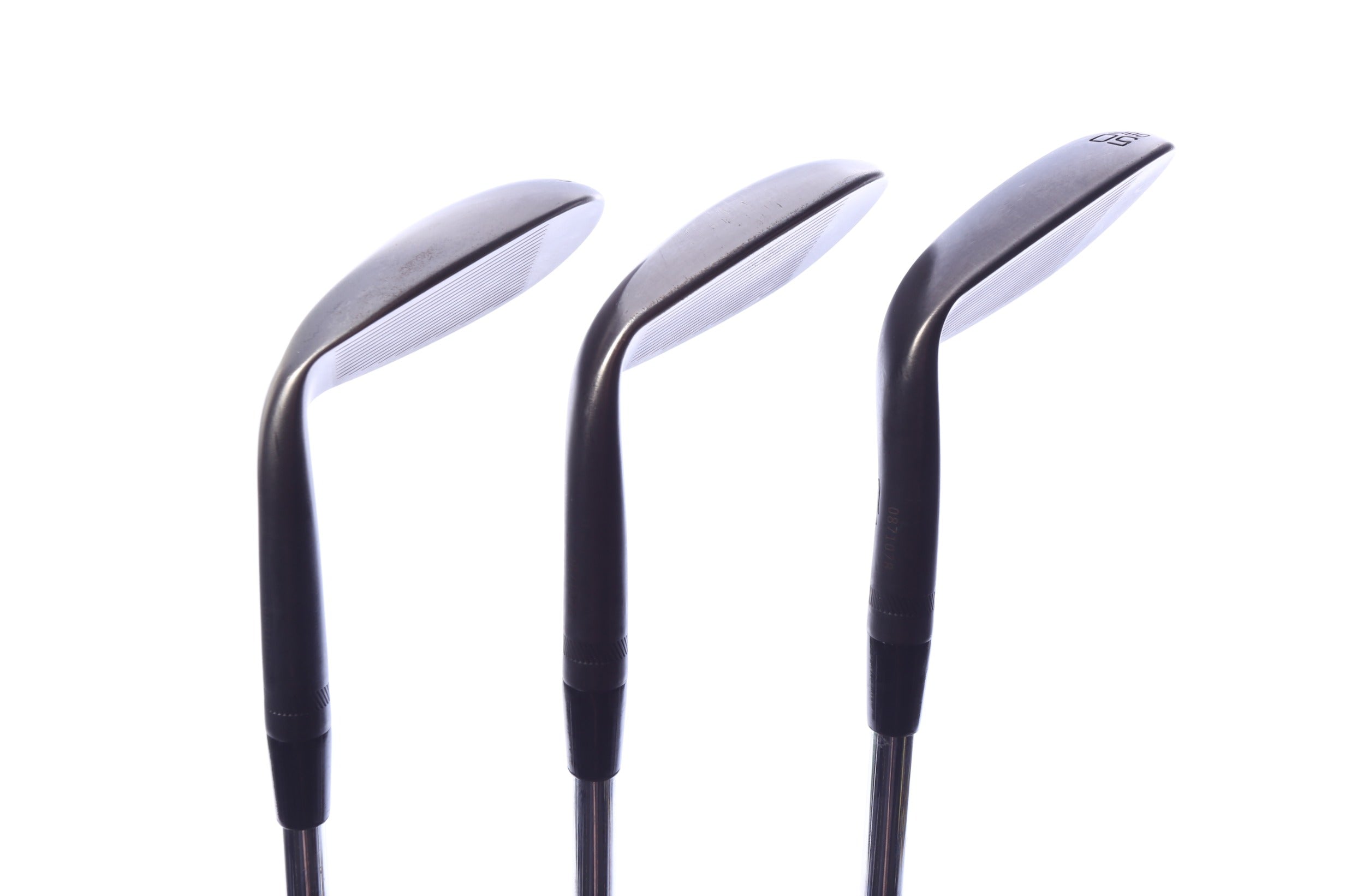 Used Titleist Vokey SM8 Jet Black Wedge Set - Right-Handed - 50*, 56*, 60* - Wedge Flex-Next Round