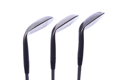 Used Titleist Vokey SM8 Jet Black Wedge Set - Right-Handed - 50*, 56*, 60* - Wedge Flex-Next Round