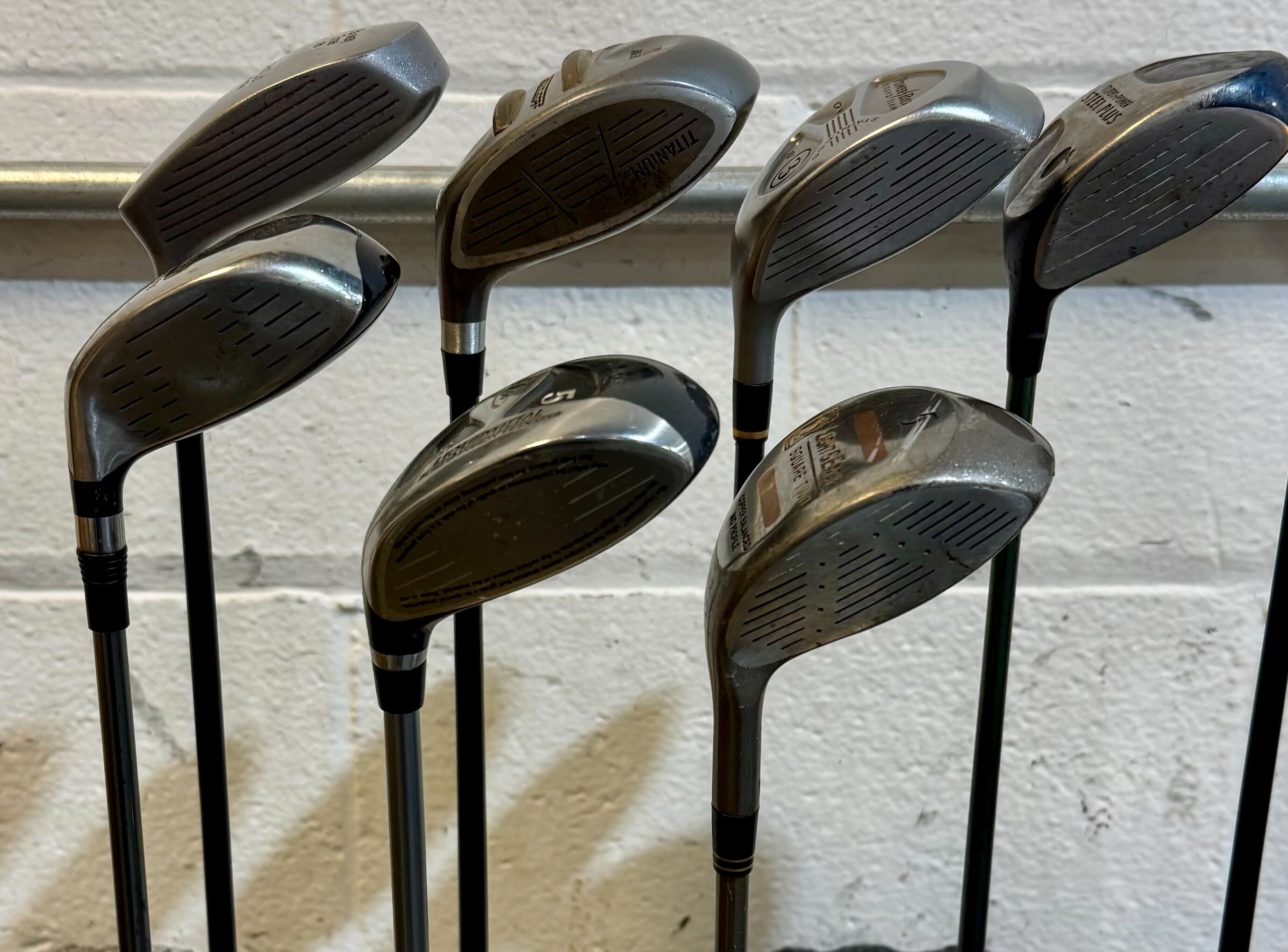 Wholesale Lot of 35 Golf Clubs - Assorted Fairway Woods - RH/LH - Mixed Flexes