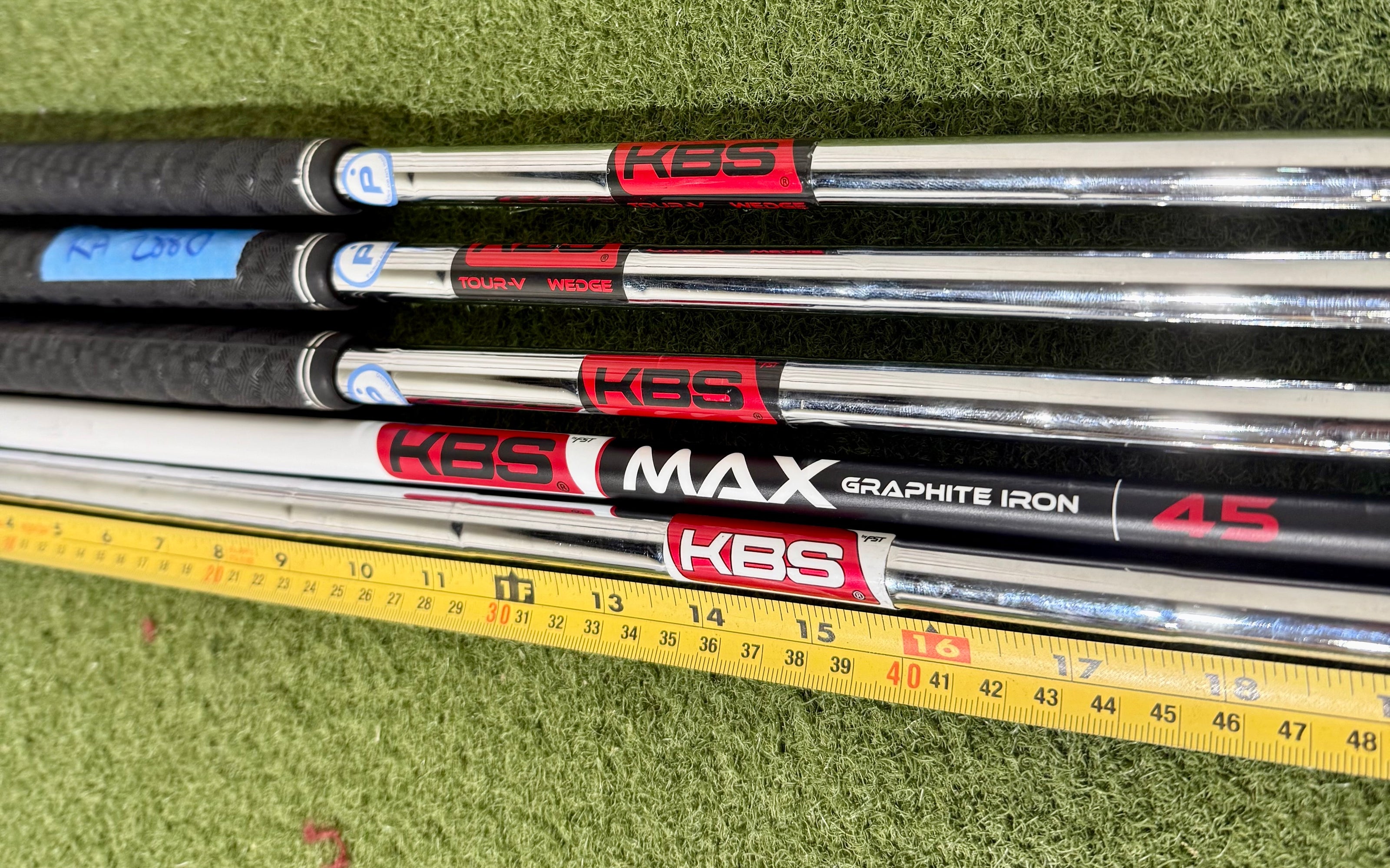 Wholesale Lot of 5 Golf Shafts - KBS Assorted-Next Round