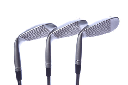 Used TaylorMade Milled Grind 5 Satin Chrome Wedge Set - Right-Handed - 50*, 54*, 58* - Wedge Flex