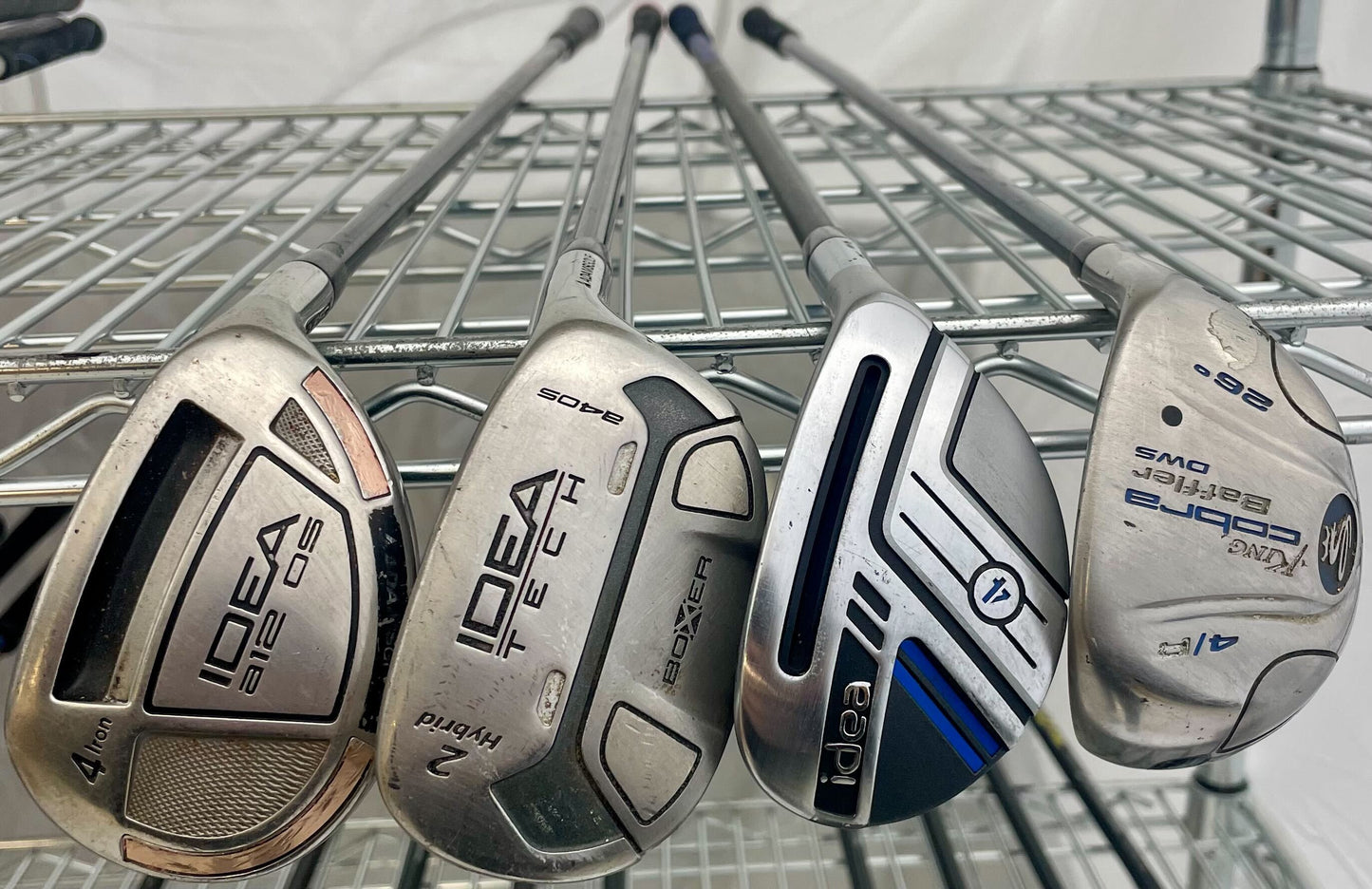 Wholesale Lot of 40Golf Clubs - Cobra Baffler DWS & Adams Hybrids-Next Round