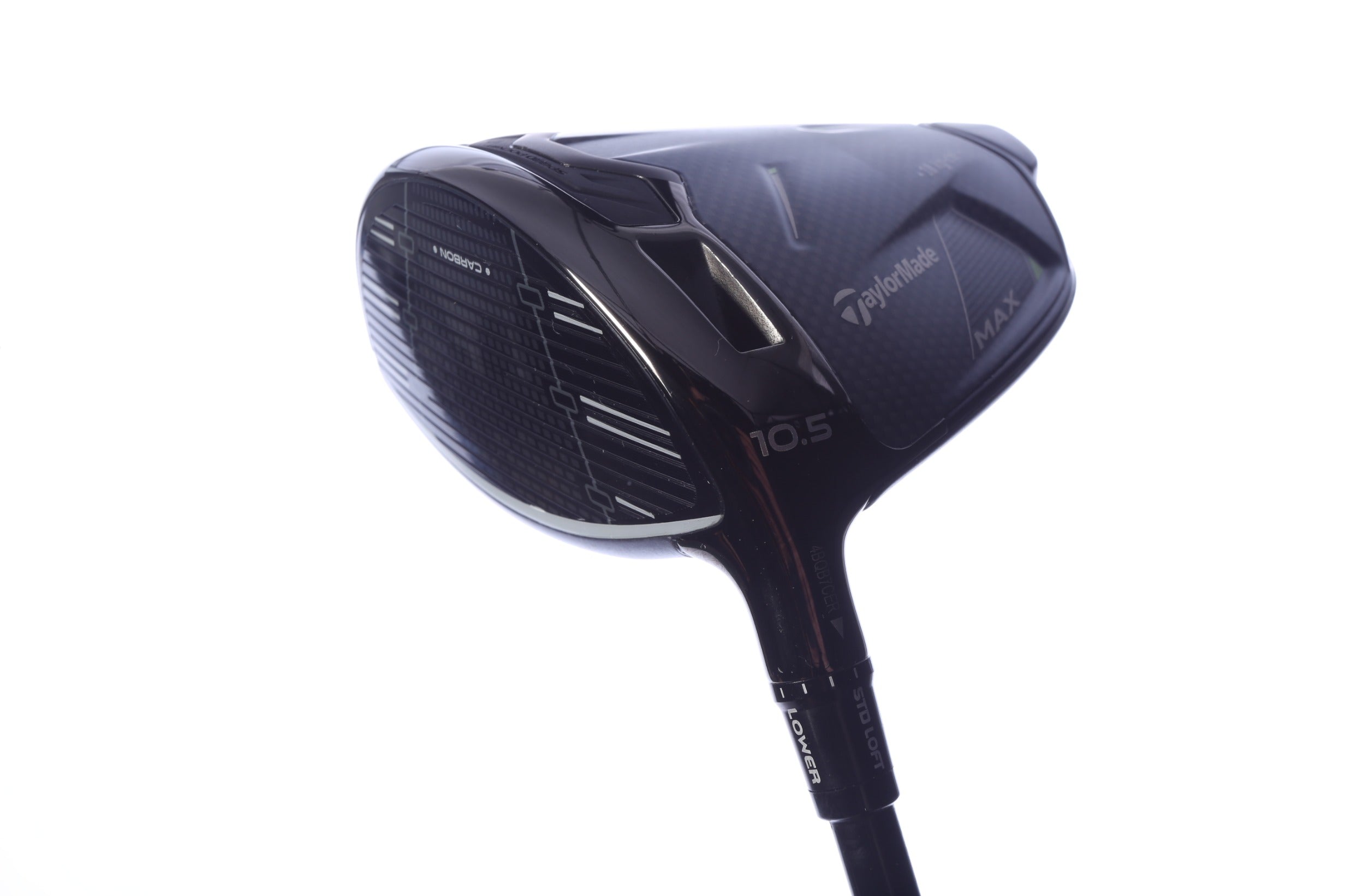 Used TaylorMade Qi35 MAX Driver - 10.5 Degrees - Stiff Flex Project X HZRDUS Smoke Red RDX - Left-Handed