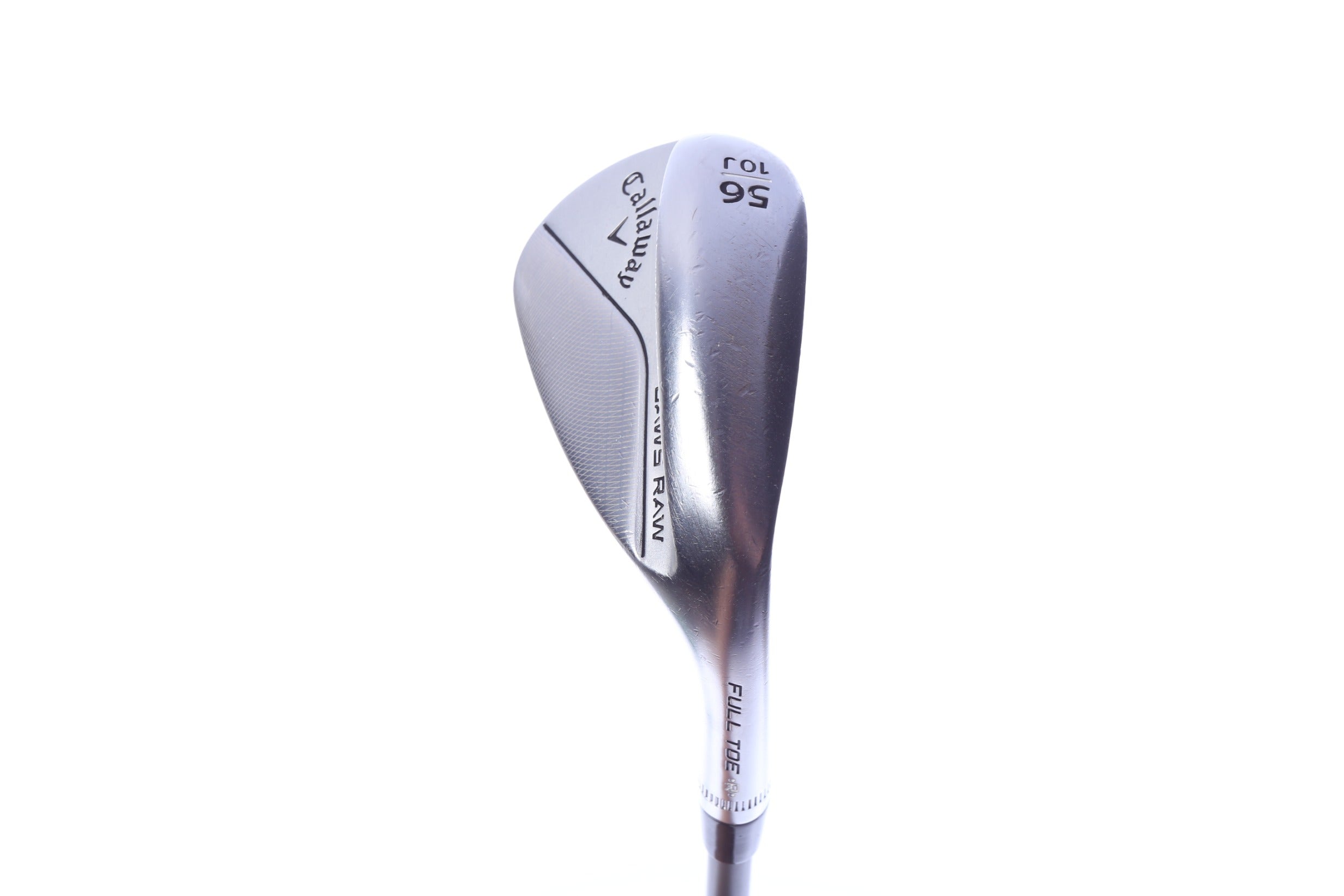 Used Callaway JAWS Raw Chrome Sand Wedge - Right-Handed - 56 Degrees - Wedge Flex-Next Round