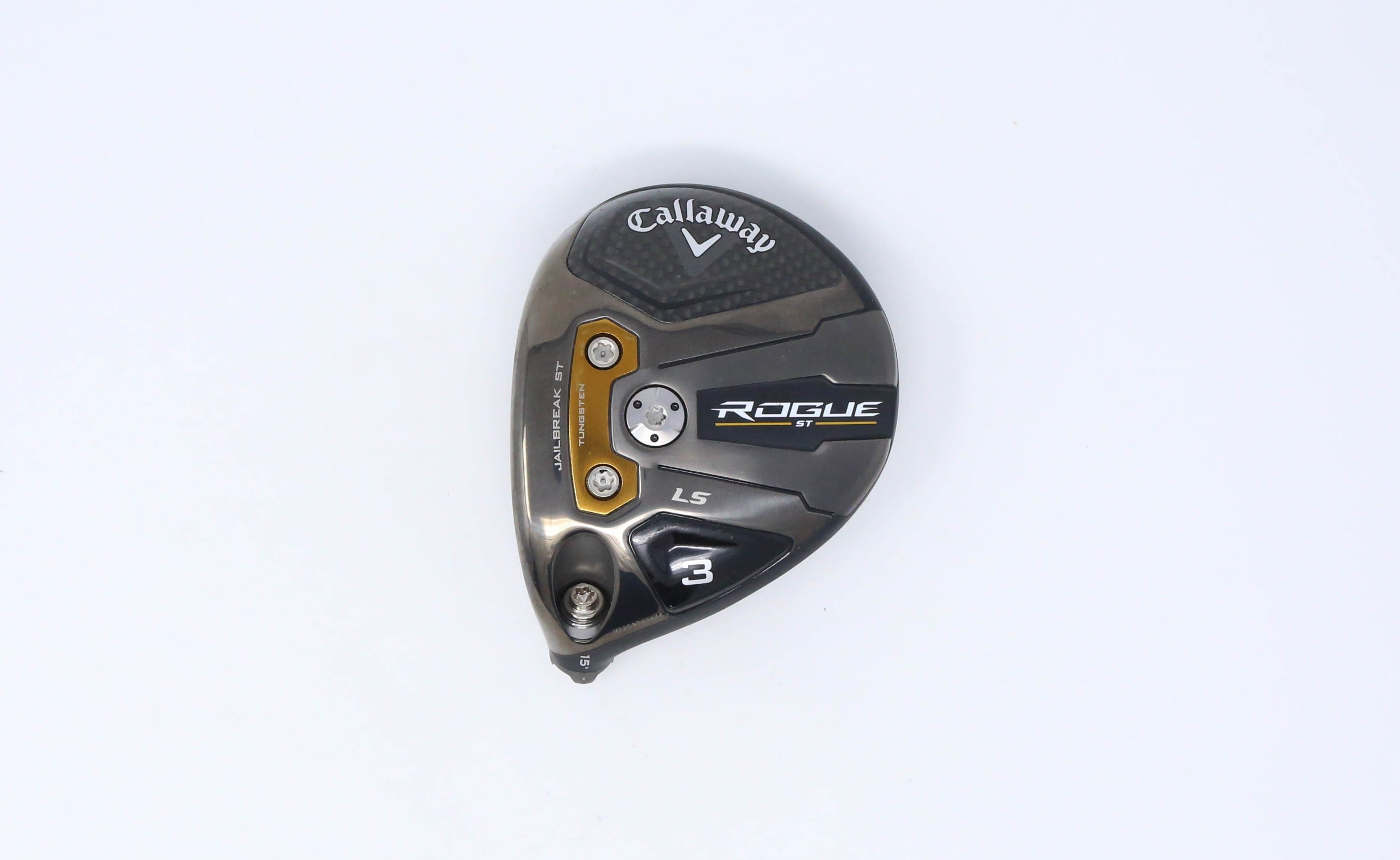 Used Callaway Rogue ST LS 3-Wood - HEAD ONLY - Left-Handed - 15 Degrees-Next Round