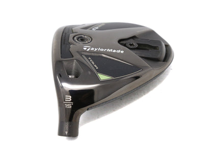 Used TaylorMade Qi35 Tour 3-Wood - HEAD ONLY - Left-Handed - 15 Degrees