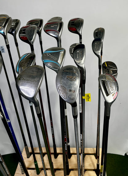 Wholesale Lot of 24 Adams Hybrids and Fairway Woods.-Next Round