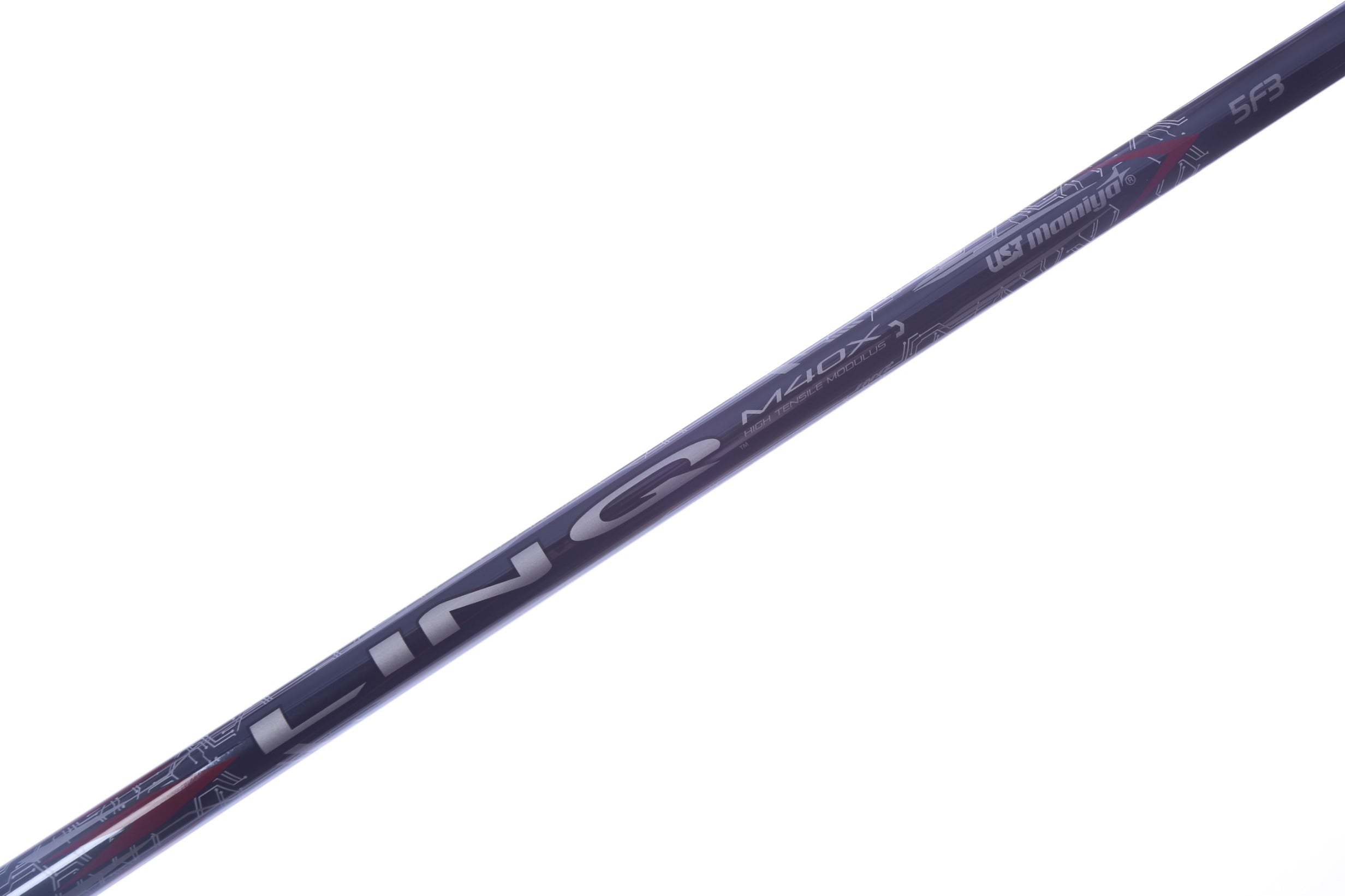 Used Ust Mamiya Lin-Q M40X Red Fairway Wood Shaft Regular Flex Graphite - 40.75 in - Cobra MyFly Adapter-Next Round