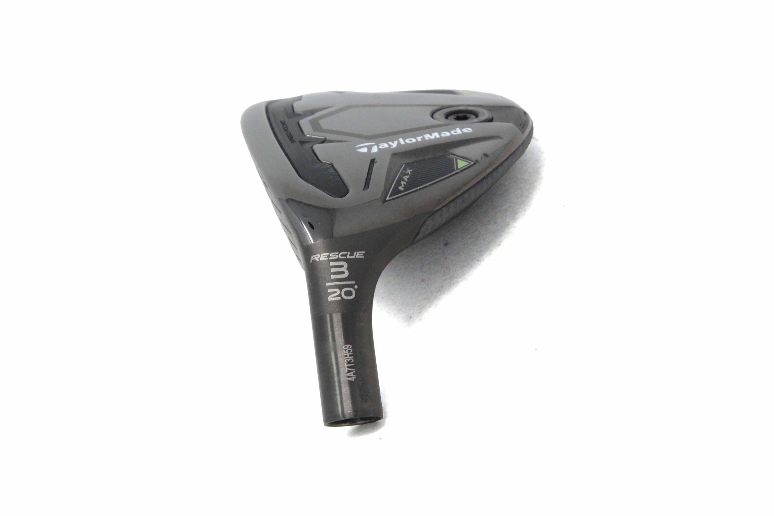 Used TaylorMade Qi35 MAX Rescue 3H - HEAD ONLY - Left-Handed - 20 Degrees