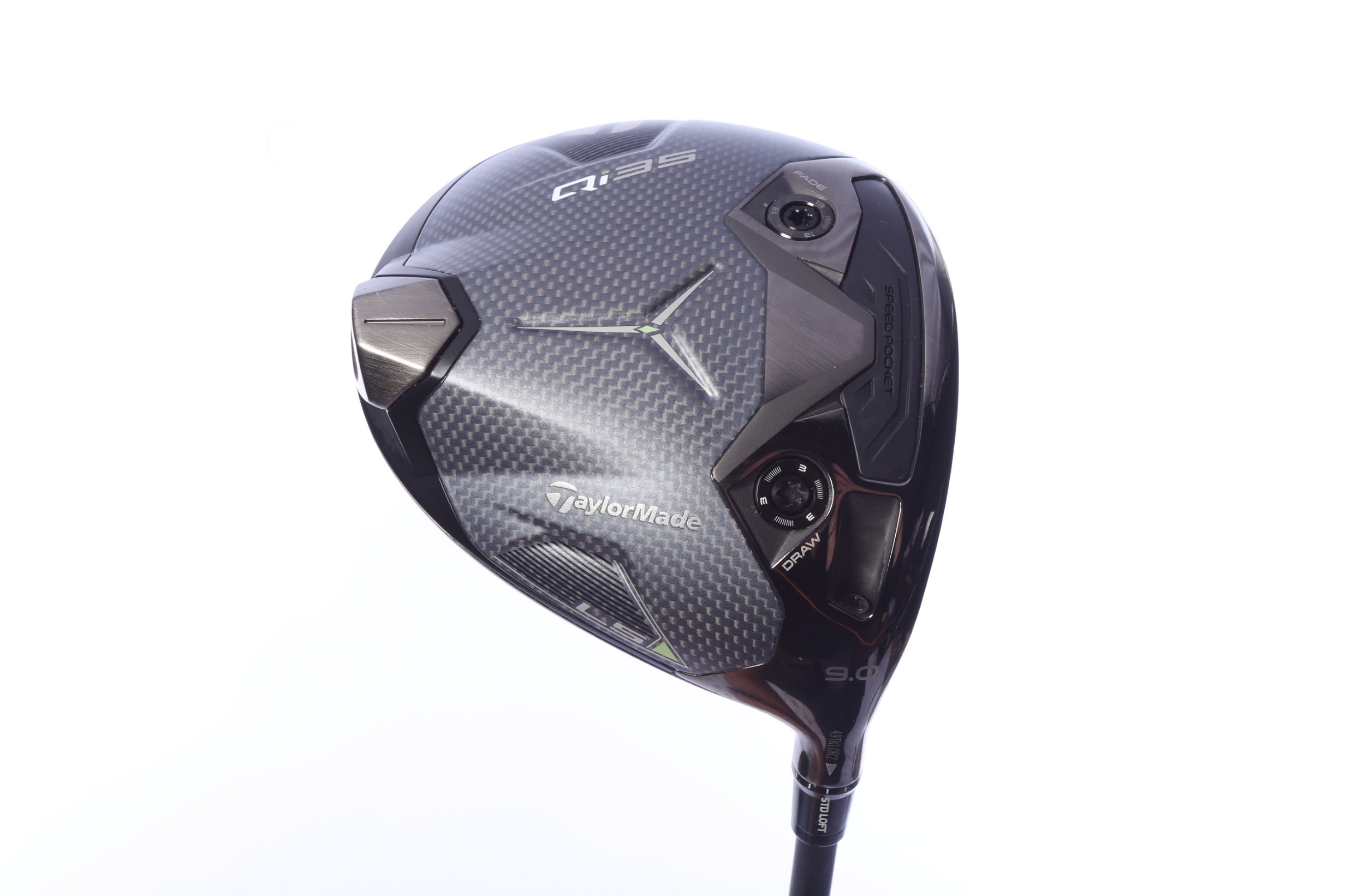 Used TaylorMade Qi35 LS Driver - 9 Degrees - Stiff Flex Aldila Rogue 110MSI - Right-Handed