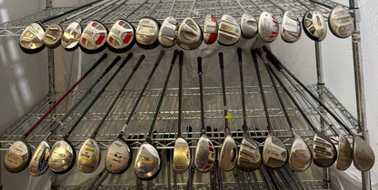 Wholesale Lot of 30 Golf Clubs - Assorted Fairway Woods & Hybrids-Next Round