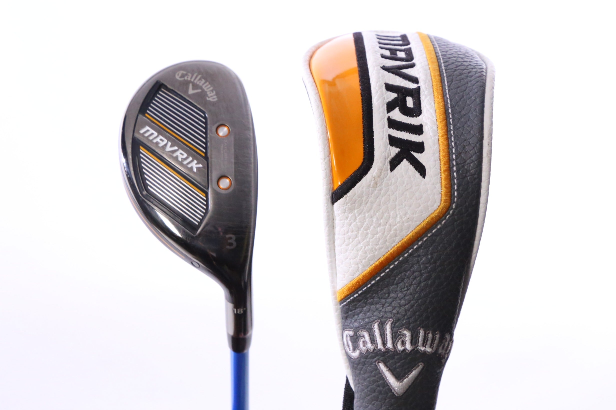 Used Callaway Mavrik 3H Hybrid - Right-Handed - 18 Degrees - Regular Flex-Next Round