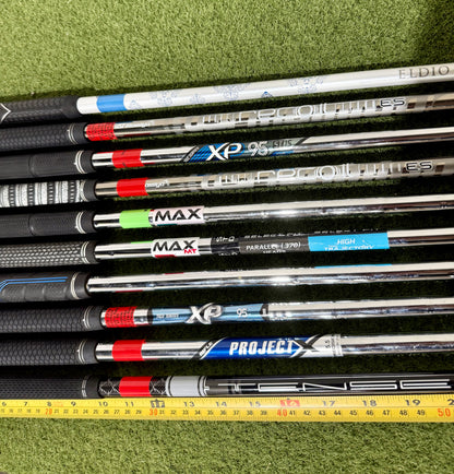 Wholesale Lot of 20 Golf Shafts- Assorted Fitting Irons Shafts-Next Round