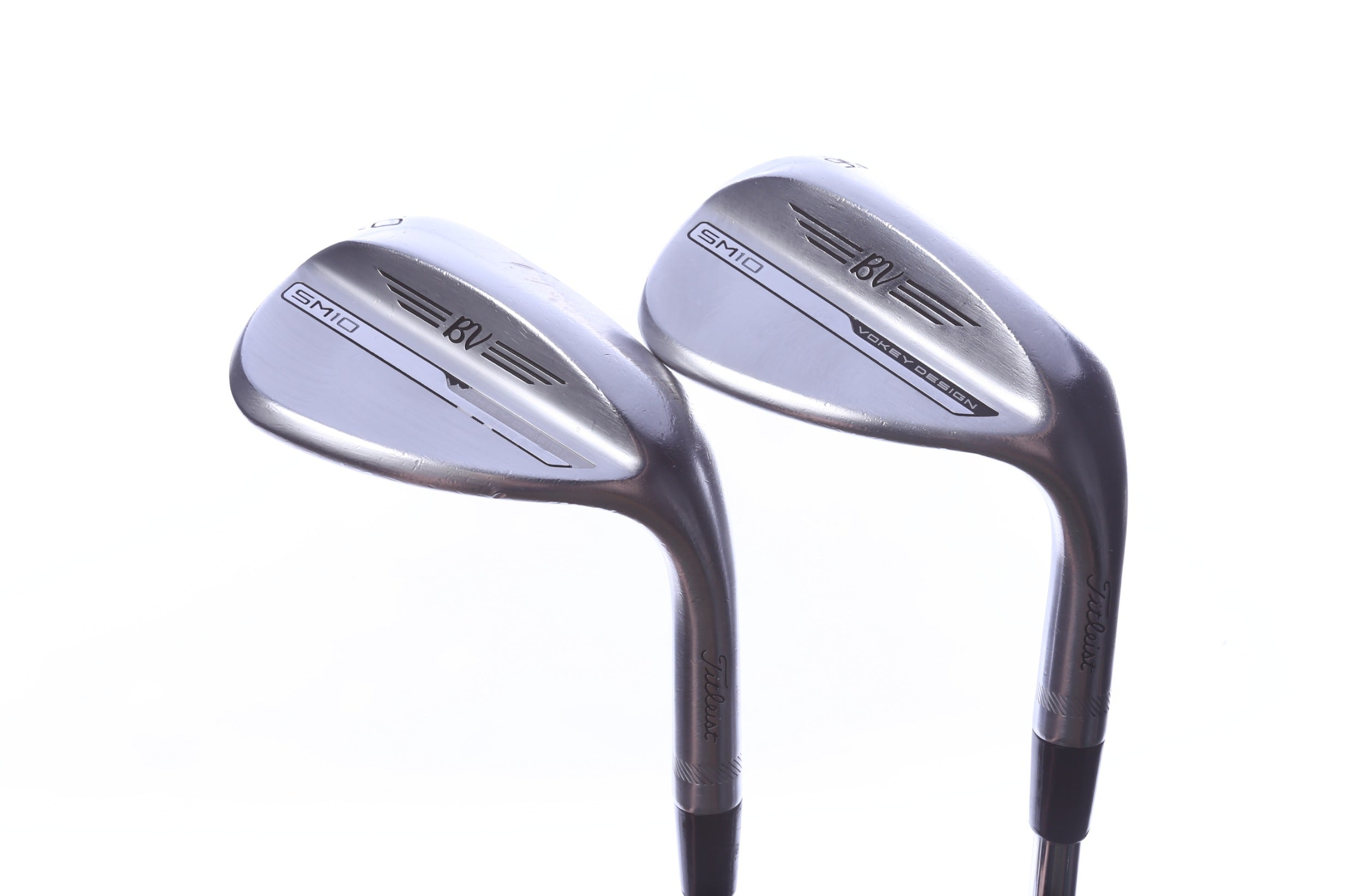 Used Titleist Vokey SM10 Tour Chrome Wedge Set - Right-Handed - 56*, 60* - Extra Stiff Flex-Next Round
