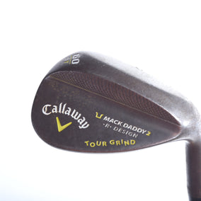 Used Callaway Mack Daddy 2 Tour Grind Slate Lob Wedge - Right-Handed - 60 Degrees - Extra Stiff Flex-Next Round